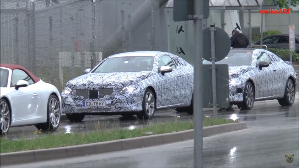 Mercedes-Benz E-Class Coupe Prototypes Caught On Cam