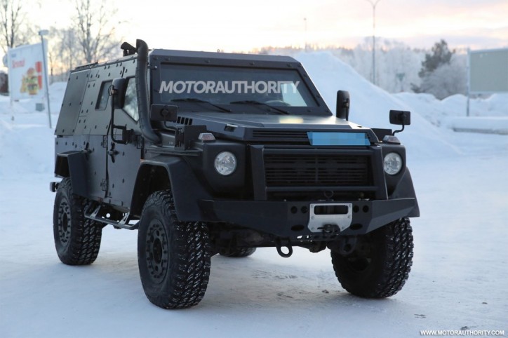 LAPV Version of the Mercedes-Benz G-Class Spied