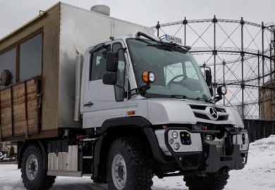 Mercedes-Benz Unimog In Finland Transformed Into A Food Truck