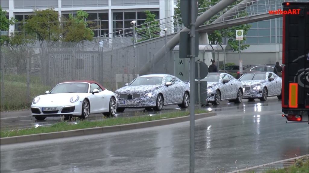 Mercedes-Benz E-Class Coupe Prototypes Caught On Cam