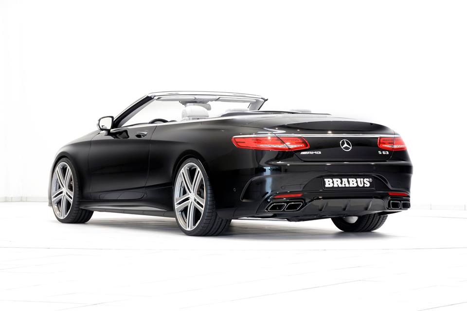 Brabus-Tuned Mercedes-Benz S63 Cabriolet Given Monoblock Wheels