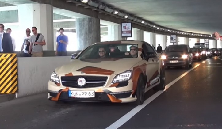 Video of Camouflaged Mercedes CLS 63 AMG