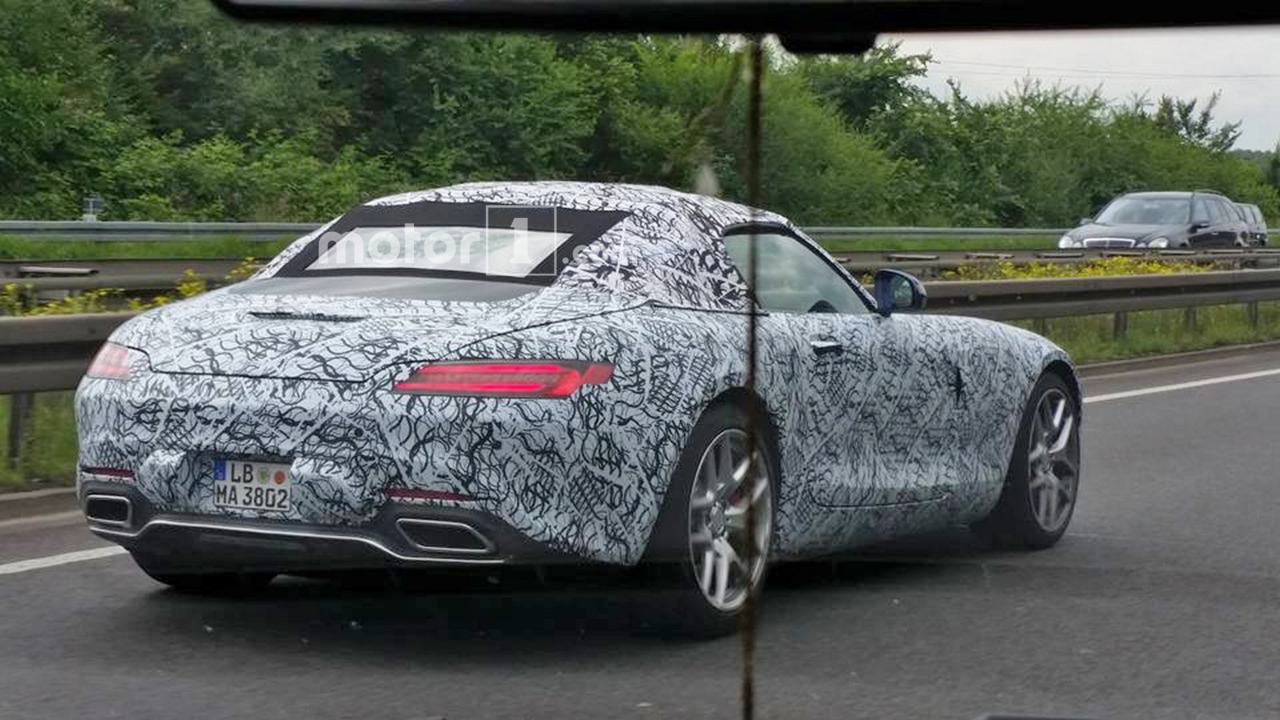 Upcoming Mercedes-AMG GT Roadster Spotted