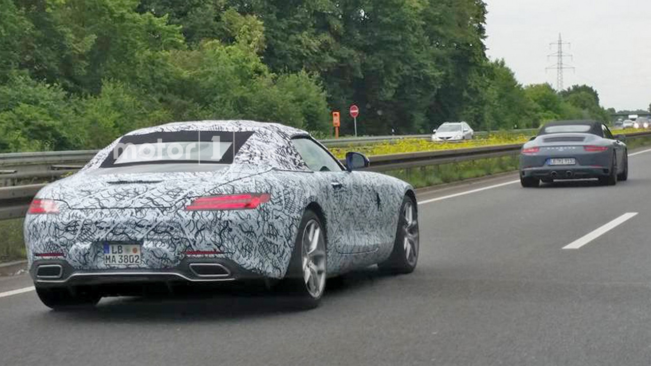 Upcoming Mercedes-AMG GT Roadster Spotted