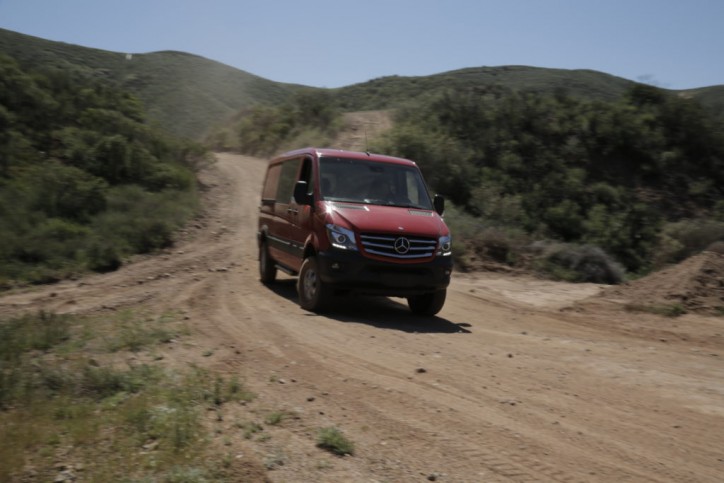 Watch the Mercedes-Benz Sprinter 4×4 Crew Van Go Off-Road