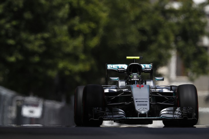 F1: Rosberg tops qualifying at European Grand Prix; Hamilton to start in P10