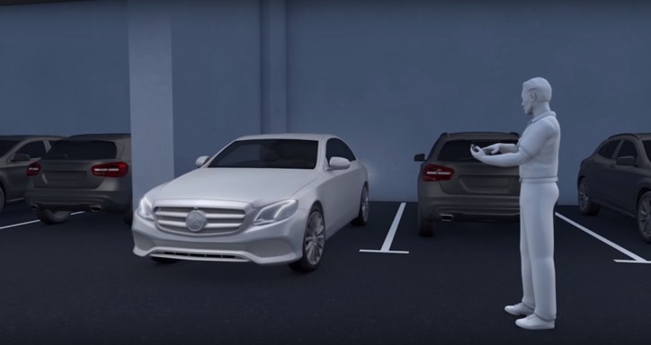 How the Mercedes-Benz Remote Parking Pilot Assistance Works
