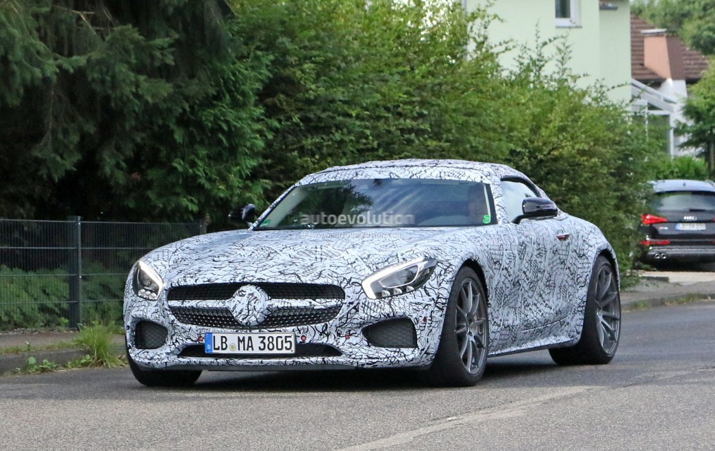 Mercedes-AMG GT C Roadster Prototype Caught On Camera