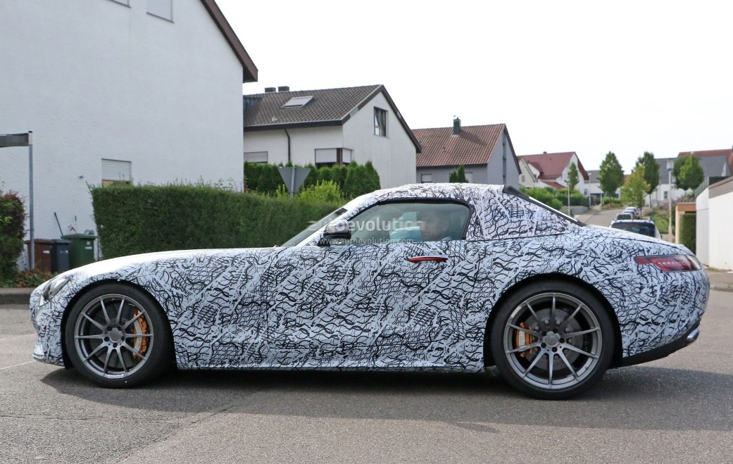 Mercedes-AMG GT C Roadster Prototype Caught On Camera