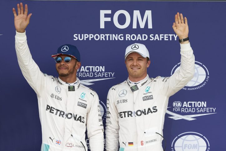British Grand Prix: Hamilton qualifies in pole ahead of Mercedes front row