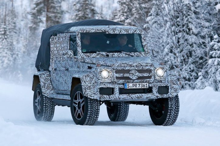 2018 Mercedes-Benz G500 4×4² Pickup Spy Shots Surface