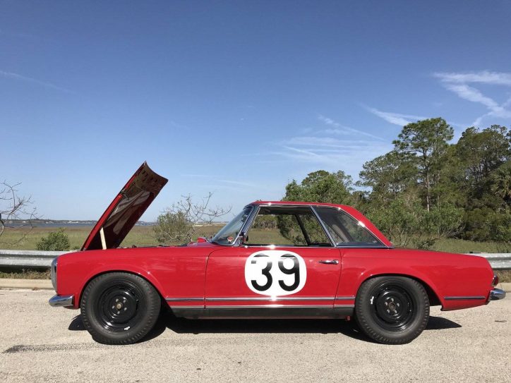 Restored Mercedes-Benz 230 SL Pagoda at the Concours d’Elegance