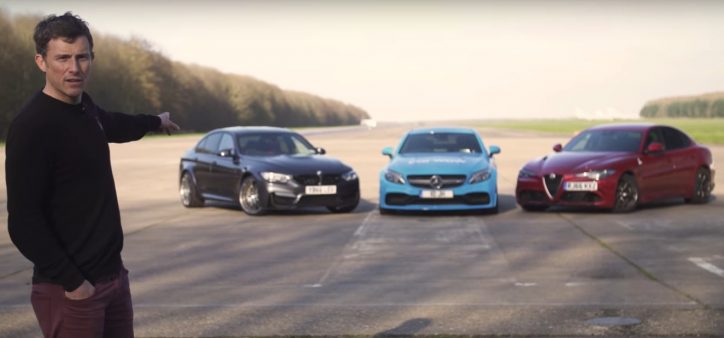 Three-Way Dance: Mercedes-AMG C63 S vs BMW M3 vs Alfa Romeo Giulia QV