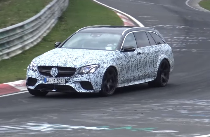 2018 Mercedes-AMG E63 S Estate Caught Sprinting in Nurburgring