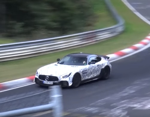 Mercedes Amg Gt R Black Series Caught In A Spy Video
