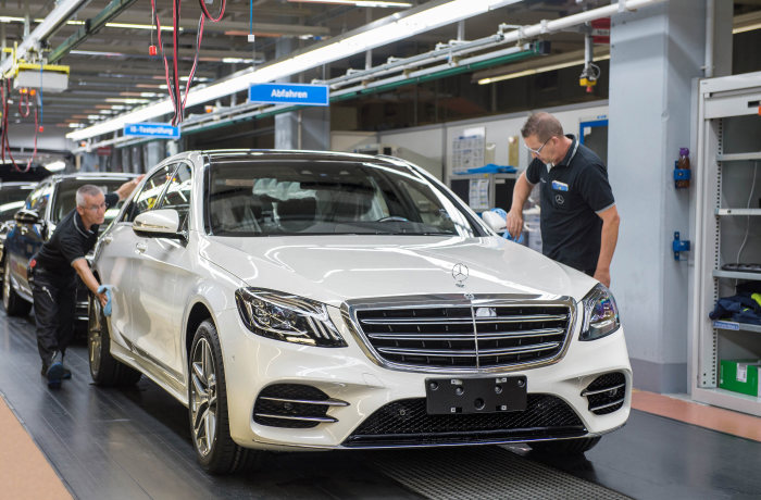 New Mercedes-Benz S-Class Production Begins