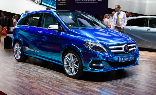 The Mercedes-Benz B-Class Electric Drive in its concept form in 2012.