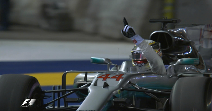 Lewis Hamilton wins Singapore Grand Prix