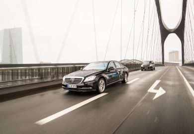 mercedes automated driving car