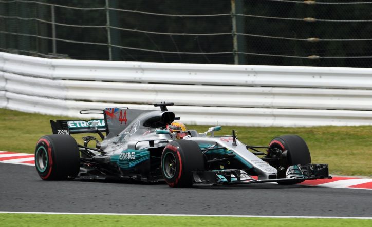 Hamilton takes first career pole in Suzuka