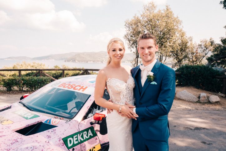The Mercedes-AMG C63 DTM was the Wedding Car of Maro Engel