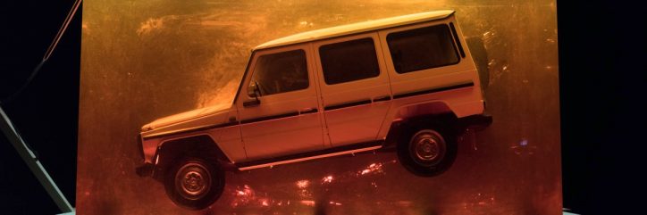 1979 Mercedes-Benz G-Class in an Amber-Like Encasing Displayed at 2018 NAIAS
