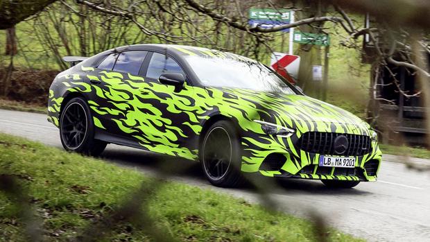 More Mercedes-AMG GT Four-Door Spy Shots Surface