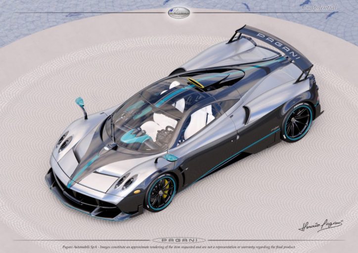 Last Pagani Huayra Inspired by Lewis Hamilton’s Mercedes F1 Car