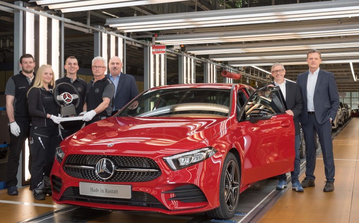 Mercedes-Benz A-Class Production Begins