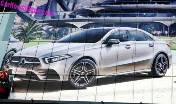Mercedes-Benz A-Class Sedan Leaked Ahead of Beijing Auto Show