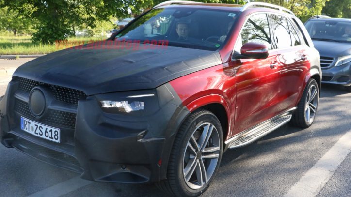 Spoiler Alert: Refreshed Mercedes-Benz GLE Seen with Partial Camo