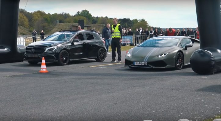 See the Mercedes-AMG A45 in Action Against Other High-Performance Cars