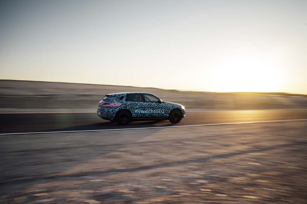 Here are Photos of the Mercedes-Benz EQC During Summer Testing