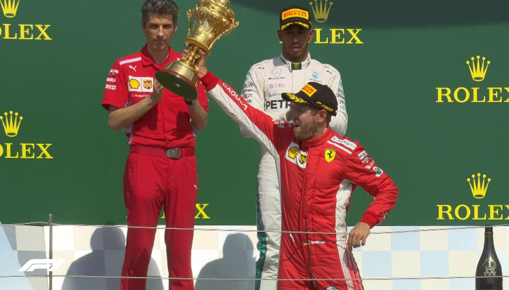 Vettel wins 2018 British Grand Prix; Hamilton second
