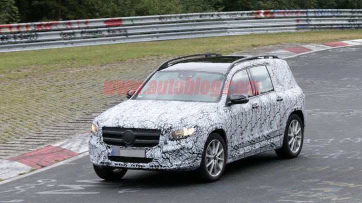 Mercedes-Benz GLB Crossover Caught Testing in the Ring