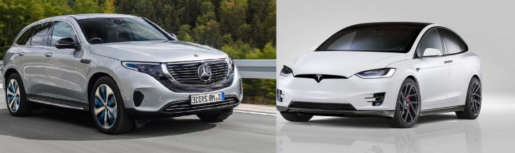Pitting the Mercedes-Benz EQC Against the Tesla Model X