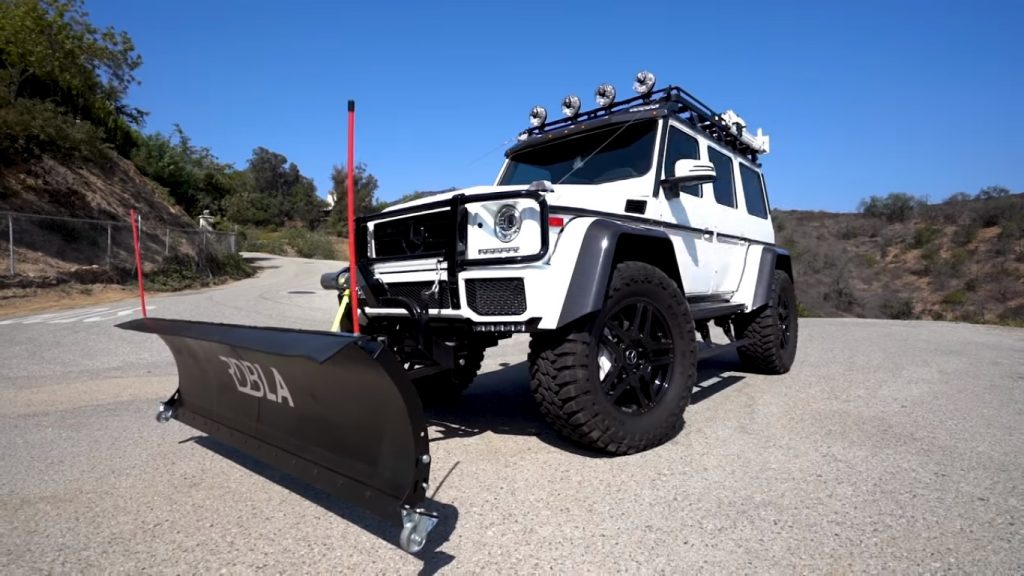 Paul Logan's MercedesBenz G500 4x4² Gets a Snow Plow