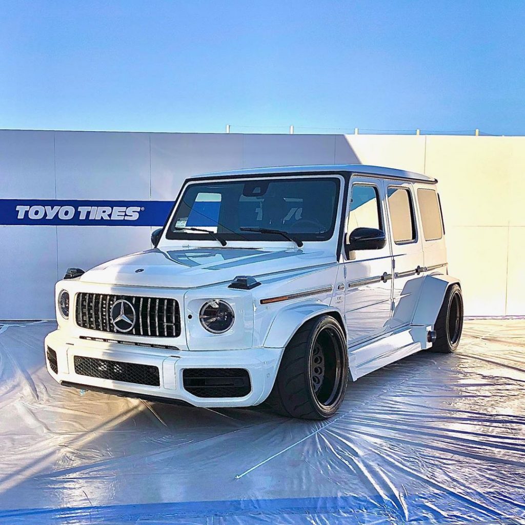 Slammed Mercedes Amg G63 Spotted At The 19 Sema Show