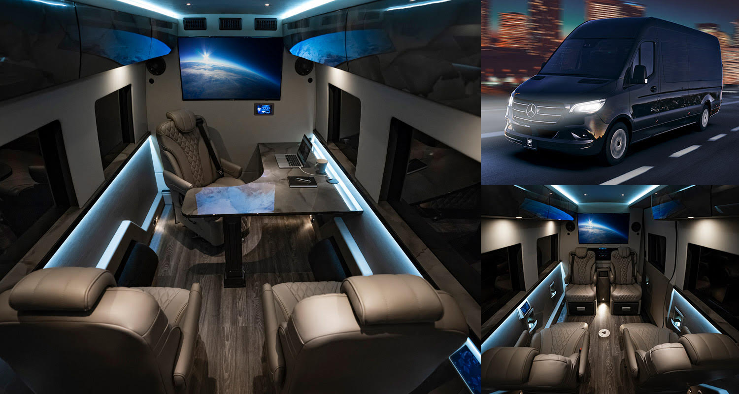 INKAS Turns the Mercedes-Benz Sprinter Into an Armored VIP Office