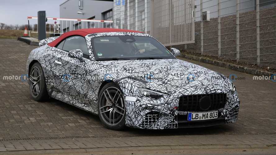 The Next-Gen 2022 Mercedes-Benz SL Teases Its Soft Top