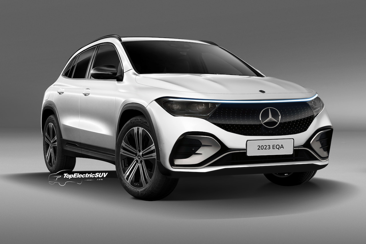 Facelifted 2023 MercedesBenz EQA Unveiled in Digital Rendering