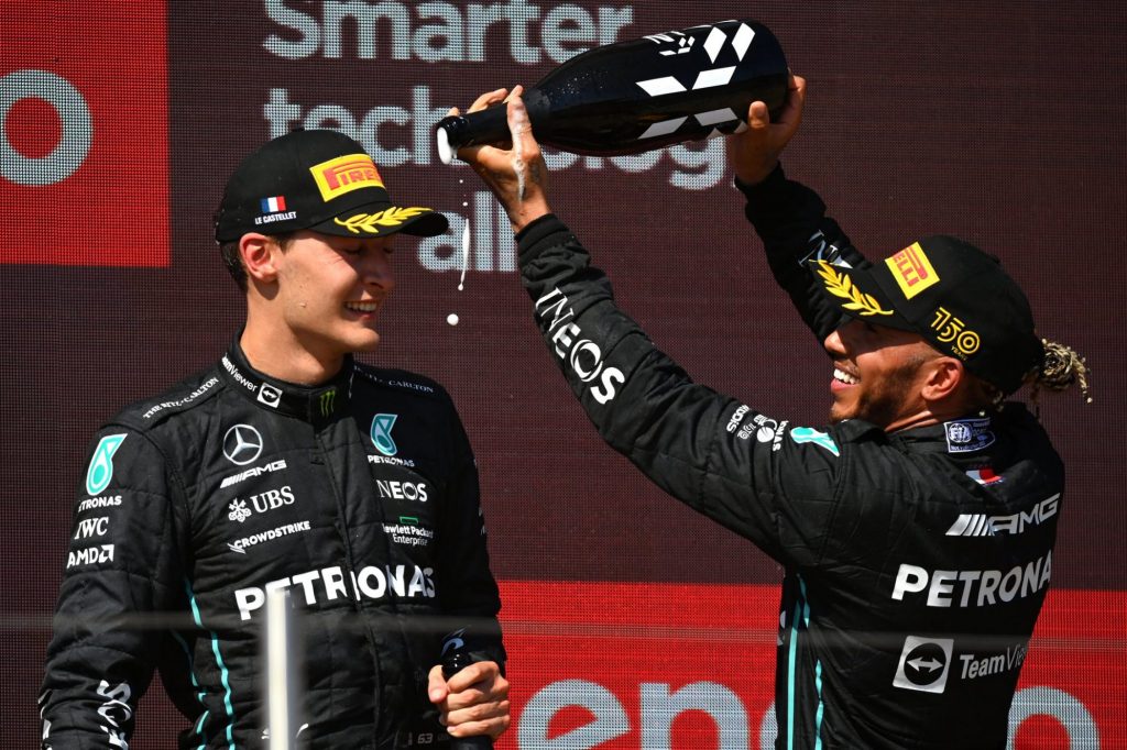 Mercedes F1 Gets a 2-3 Finish in French Grand Prix