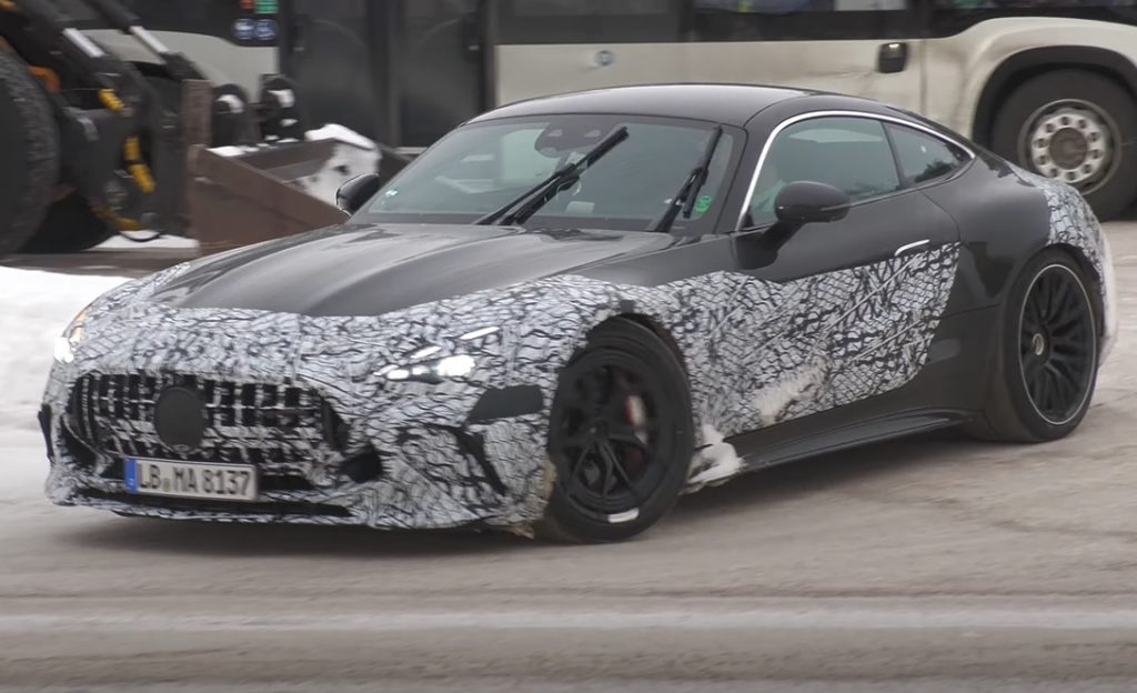 mercedes-amg gt spy shot