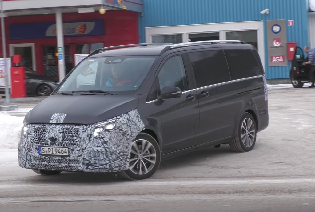 2024 MercedesBenz VClass Captured On Cam During Testing