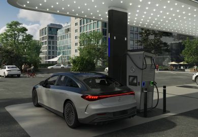 Mercedes-Benz high-power charging station
