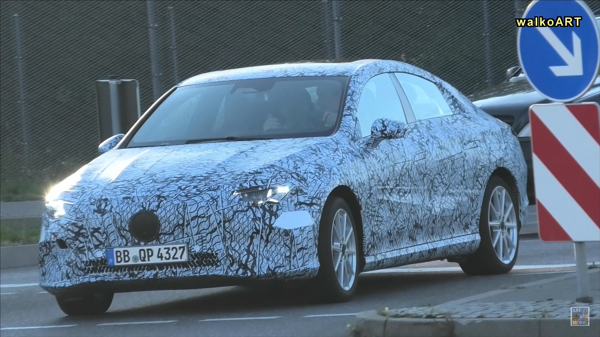 2025 MercedesBenz CLA Shown With New Headlight Design