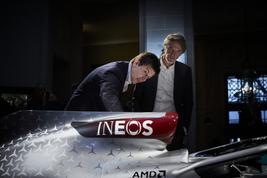 Mercedes F1 Toto Wolff And Jim Ratcliffe
