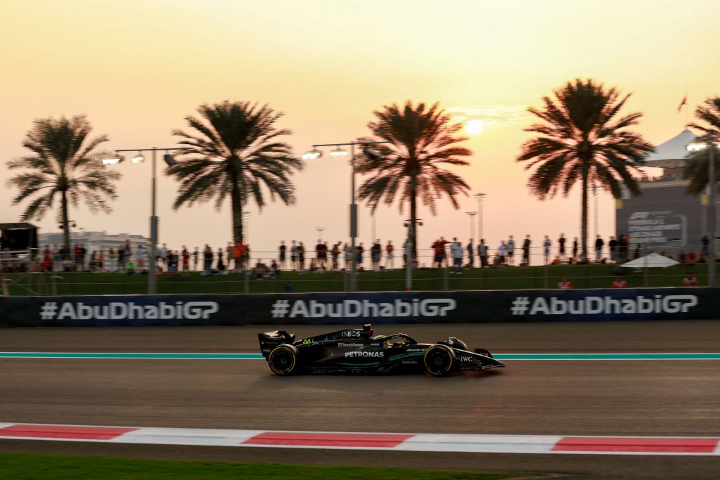 Mercedes F1 Abu Dhabi