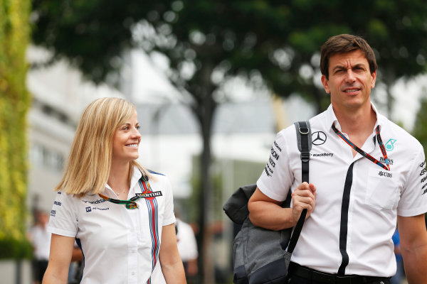 Susie and Toto Wolff